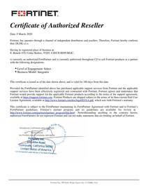 Fortinet Select Partner Fortinet Select Partner